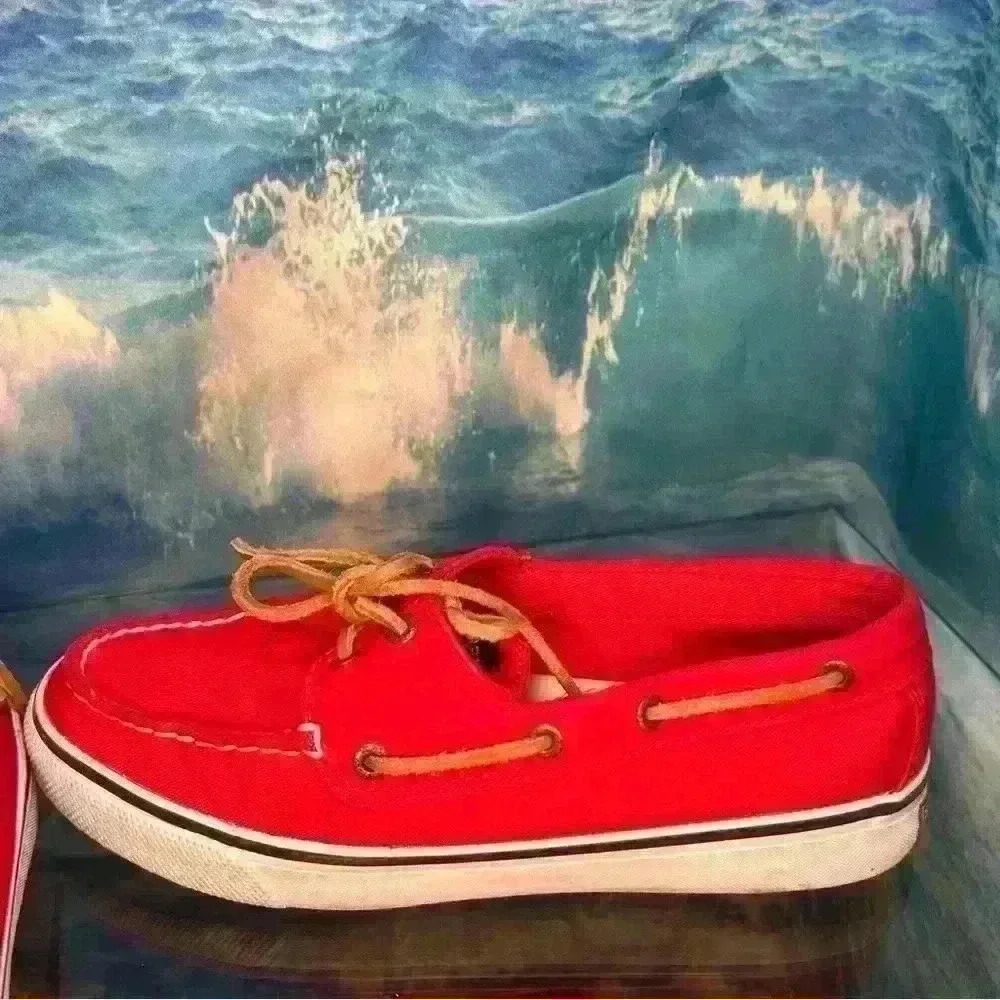 Red Sperry’s Topsider Boat Shoe - Picture 10 of 16
